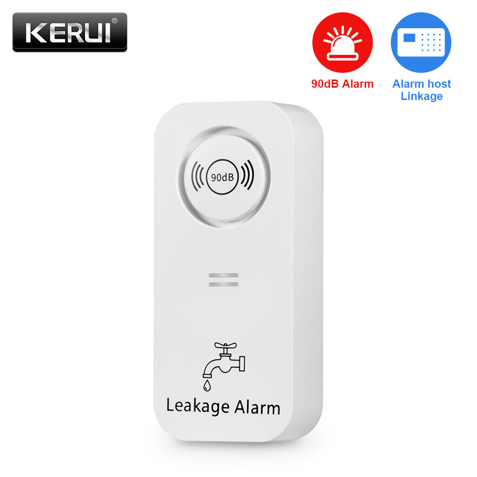 KERUI Wireless Water Sensor 90db Alarm Water Leak Detector Leak Alert