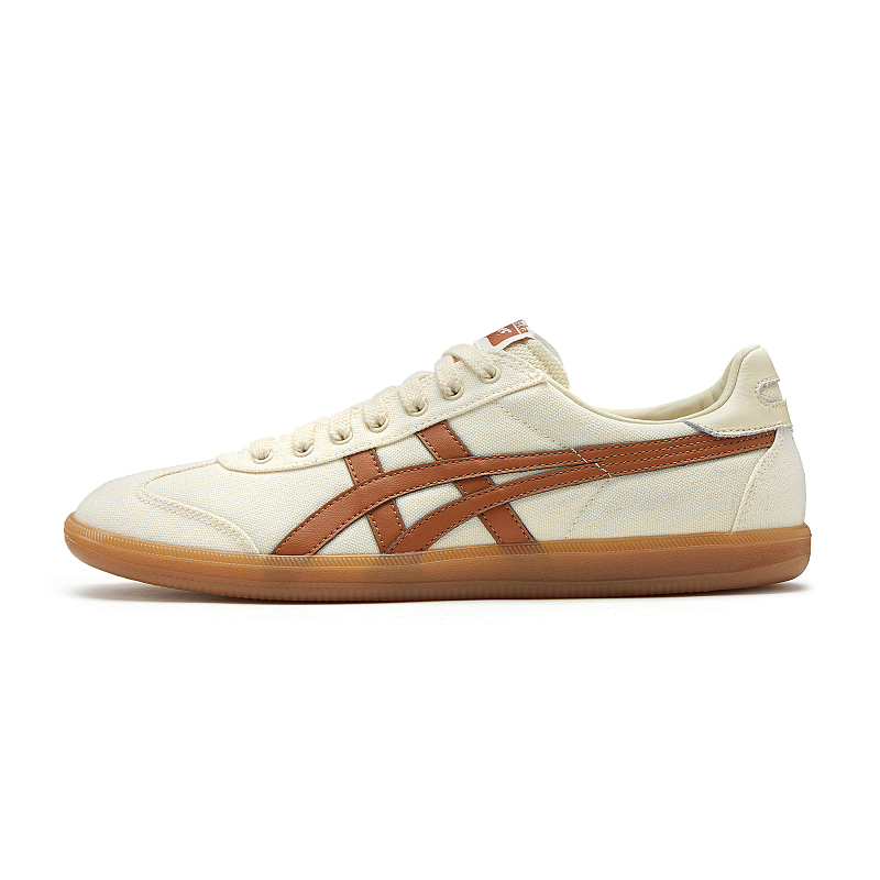 New arrival onitsuka tiger Beige Women and Men Canvas Walking Sneakers ...