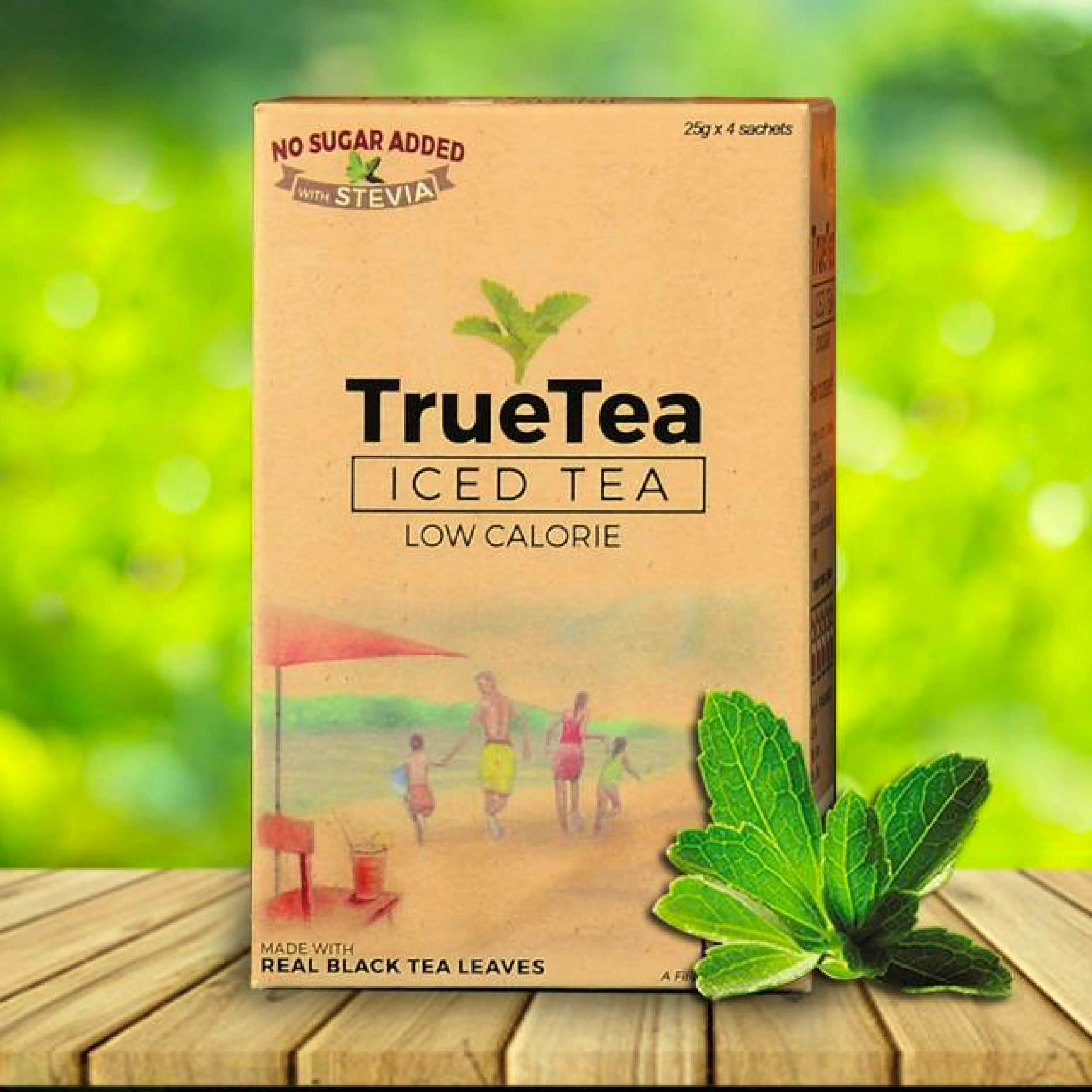 TrueTea Iced Tea with Stevia, Set of 5 Boxes (Keto Friendly, Diabetic