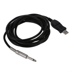 Guitar to USB Interface Link Connection Instrument Cable 3M