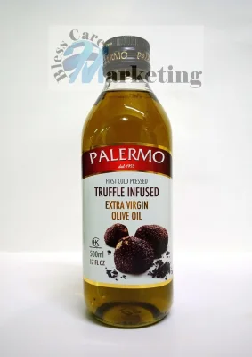 PALERMO FIRST COLD PRESSED TRUFFLE INFUSED EXTRA VIRGIN OLIVE OIL 500mL 17 FL OZ 810014610757