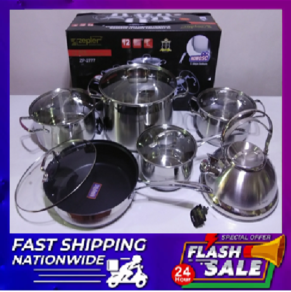 Original Zepter 12pc German Brand Stainless Steel Cookware Set