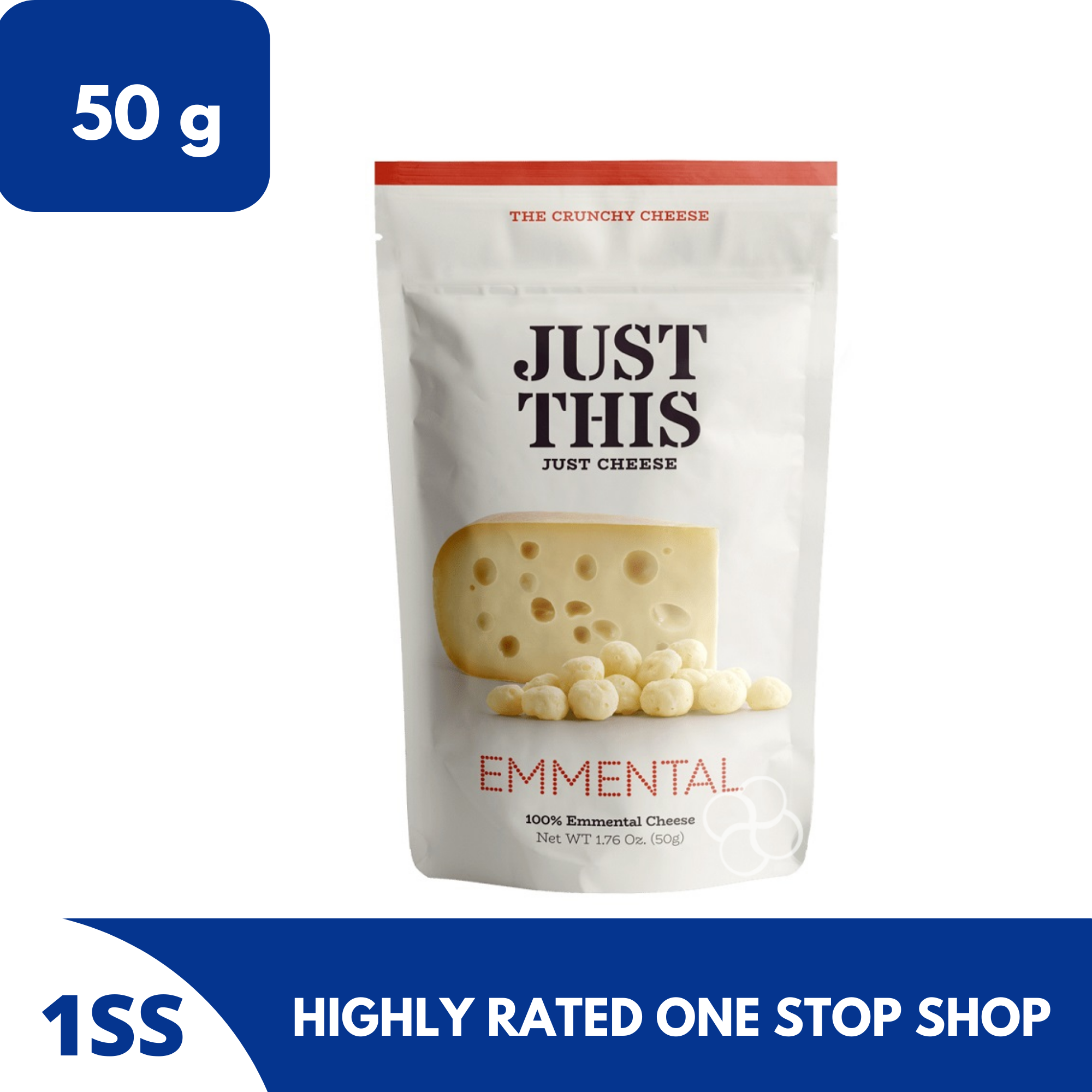 Just This 100 Emmental Cheese Balls, 50g Lazada PH