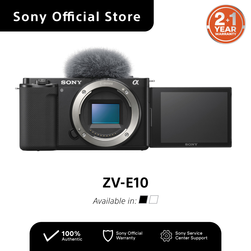 SONY ZV-E10 / ZV-E10L Alpha ZV-E10 - APS-C Interchangeable Lens Mirrorless  Vlog Camera Body