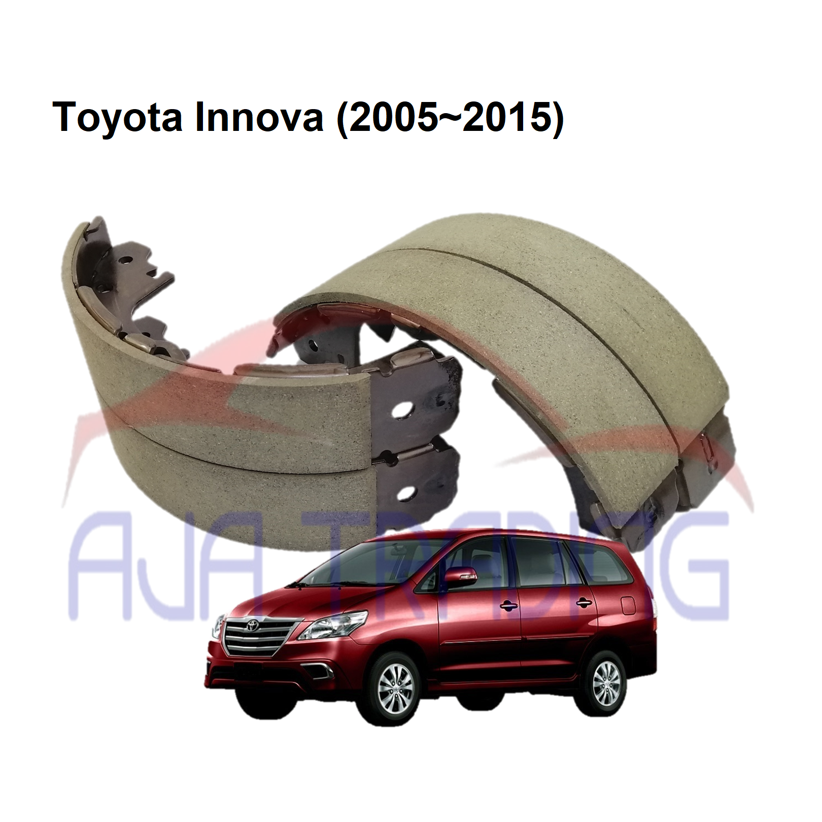 Genuine Akebono Rear Brake Shoe for Toyota Innova (2005 2015) Lazada PH