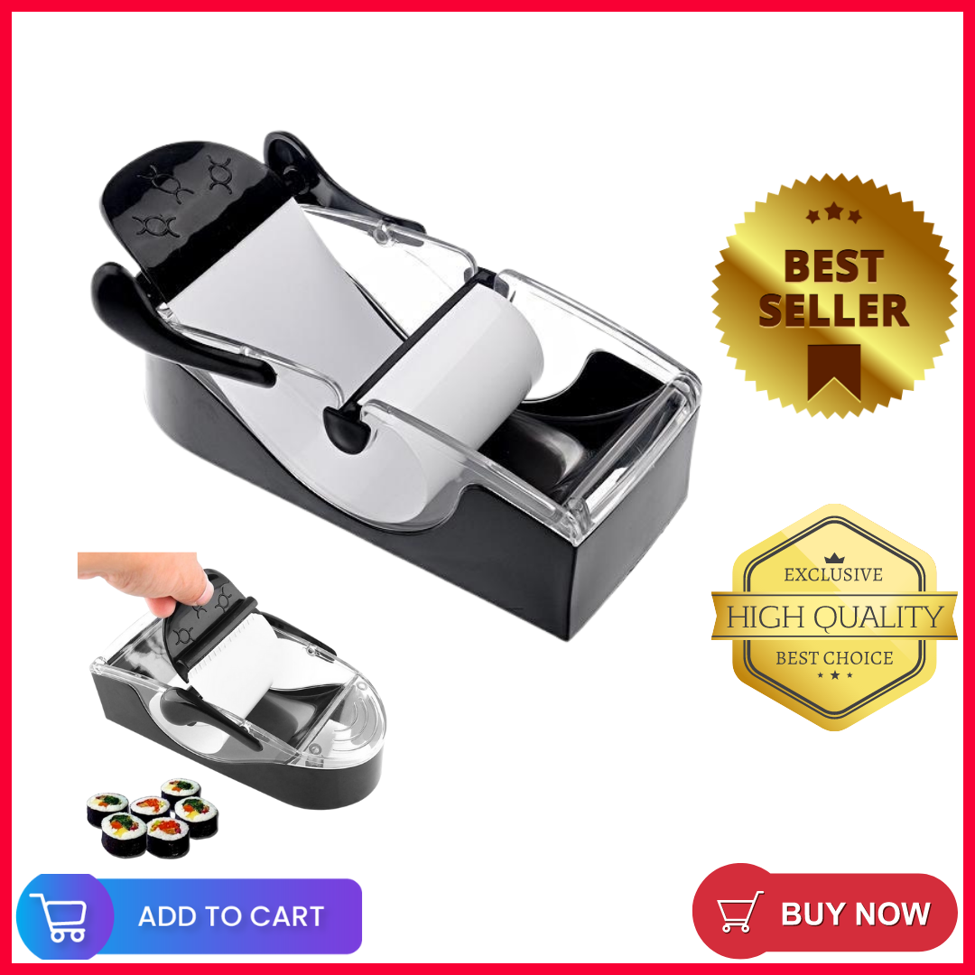 1set Sushi Maker Beginner's Complete Sushi Making Kit With Sushi Rolling Mat,  Sushi Mold, Pressing Machine, And Bamboo Roller