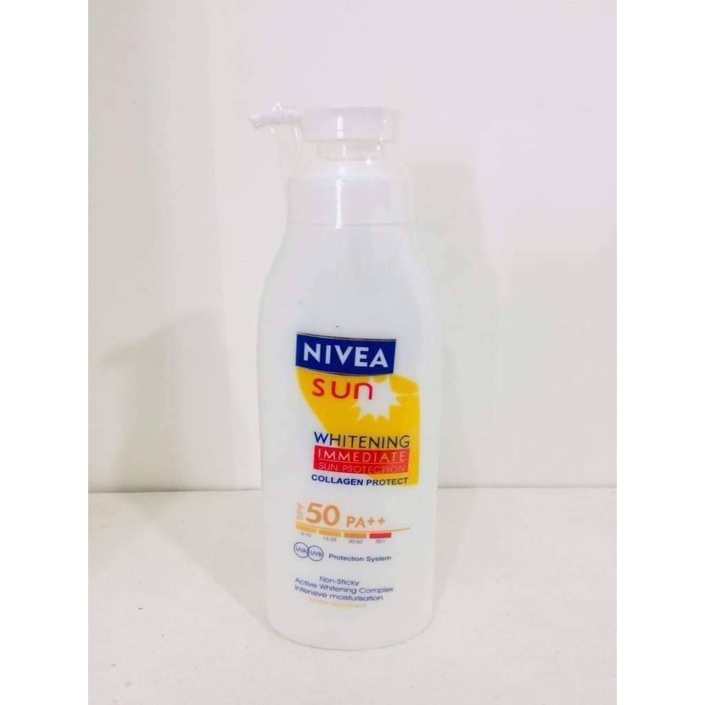 nivea sun whitening face cream spf 50 review