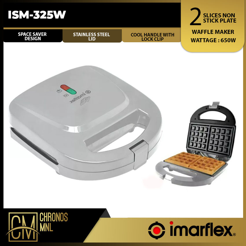 Chronos Imarflex ISM325W 2 Slice Waffle Maker Lazada PH
