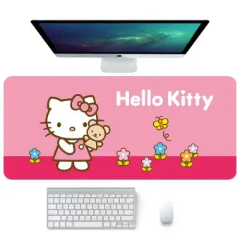 Cartoon Kitty Cat Mouse Pad Large Thick Waterproof Slip Girl S