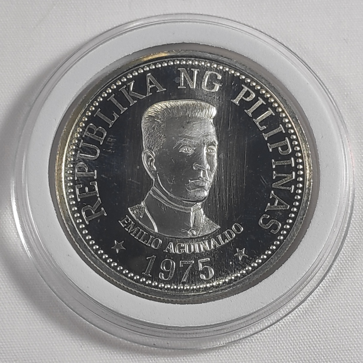 25 Piso (1975) Emilio Aguinaldo - Commemorative Silver Coin