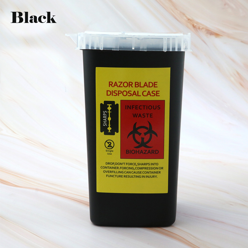 1 L Container Needles Bin Biohazard Tattoo Piercing Needles Disposal