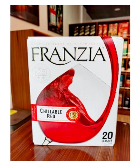 Franzia on sale chillable red