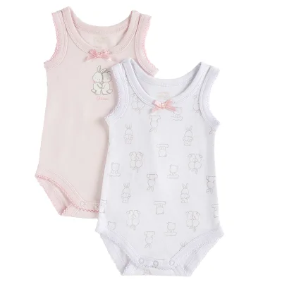 Chicco Onesies 2pcs Set for Girl (baby Girl clothes 0 to 6 months)