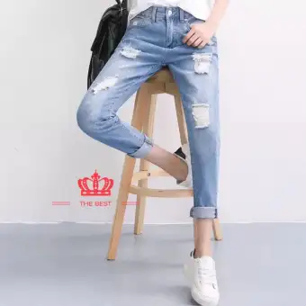 bf tattered jeans