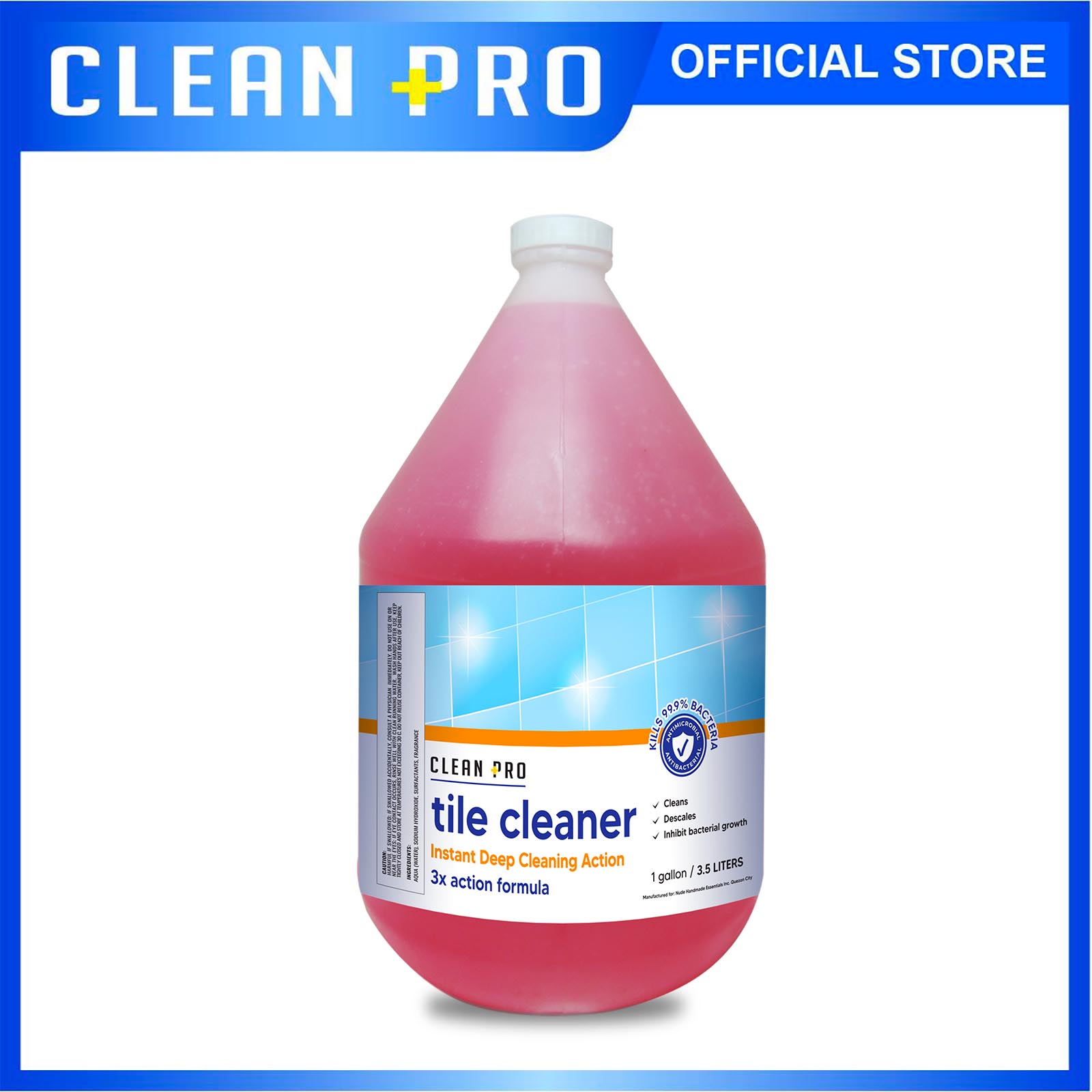 Clean Pro Tile Cleaner 1 Gallon Lazada PH
