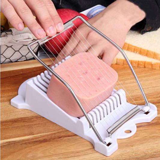 Spam Slicer Multipurpose Luncheon Meat Slicer Stainless Steel Cutter Slicers  For Egg Fruit Onions Soft Food And Ham Slicing Machine From Lewiao321,  $66.34