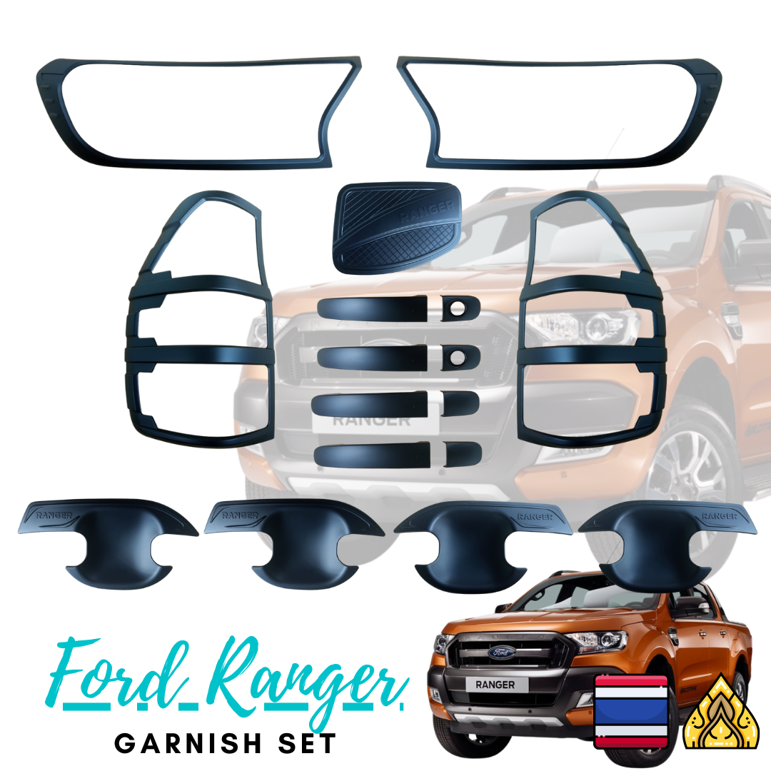 Premium Ford Ranger T7 T8 Garnish Combo Set 2016 to 2021 Thailand ...