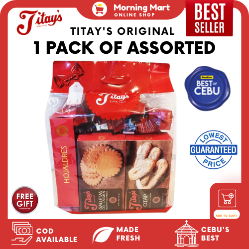 Titay's Pasalubong Bag 5 Assorted Packs Biscuits from Liloan Cebu