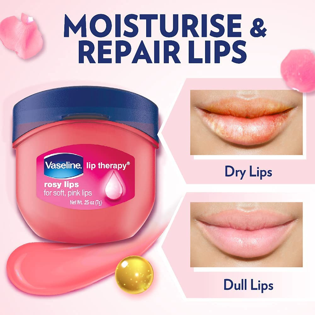 Vaseline Lip Therapy Lip Balm Rosy Lips G Gives Lips A Natural Glossy Shine Made From Pure