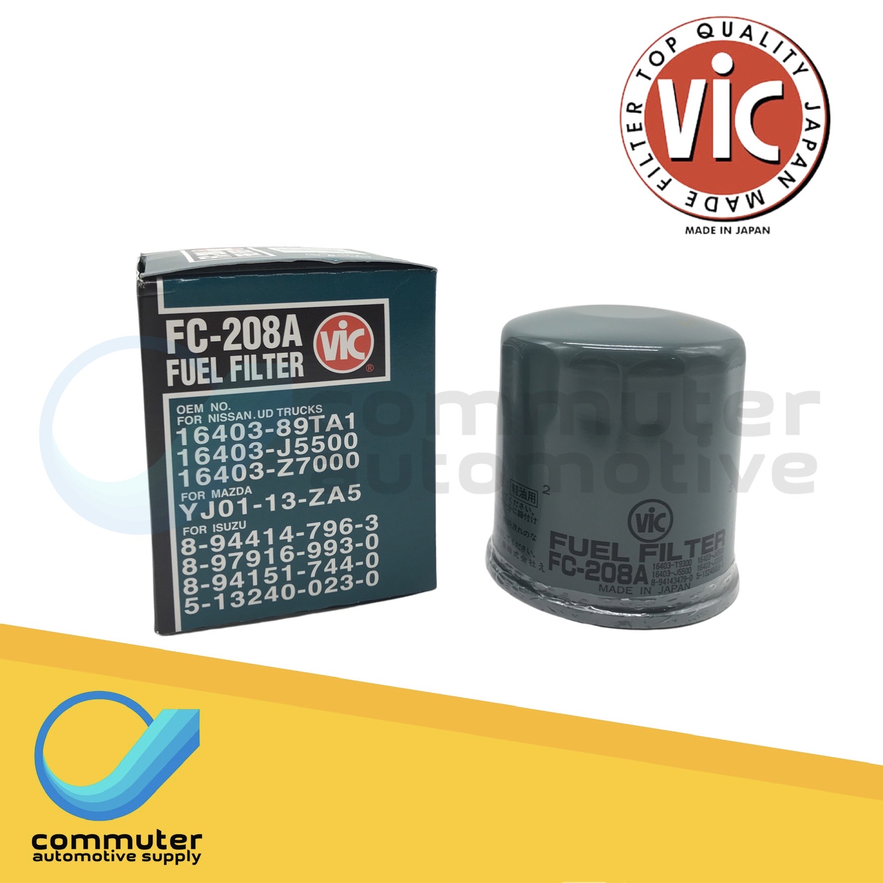 [FC208A] VIC Fuel Filter Isuzu Crosswind FC208A Lazada PH