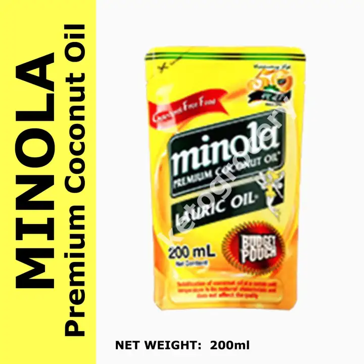 Keto Diet Low Carb Diet Minola Premium Coconut Oil Lauric Oil 200ml Lazada Ph