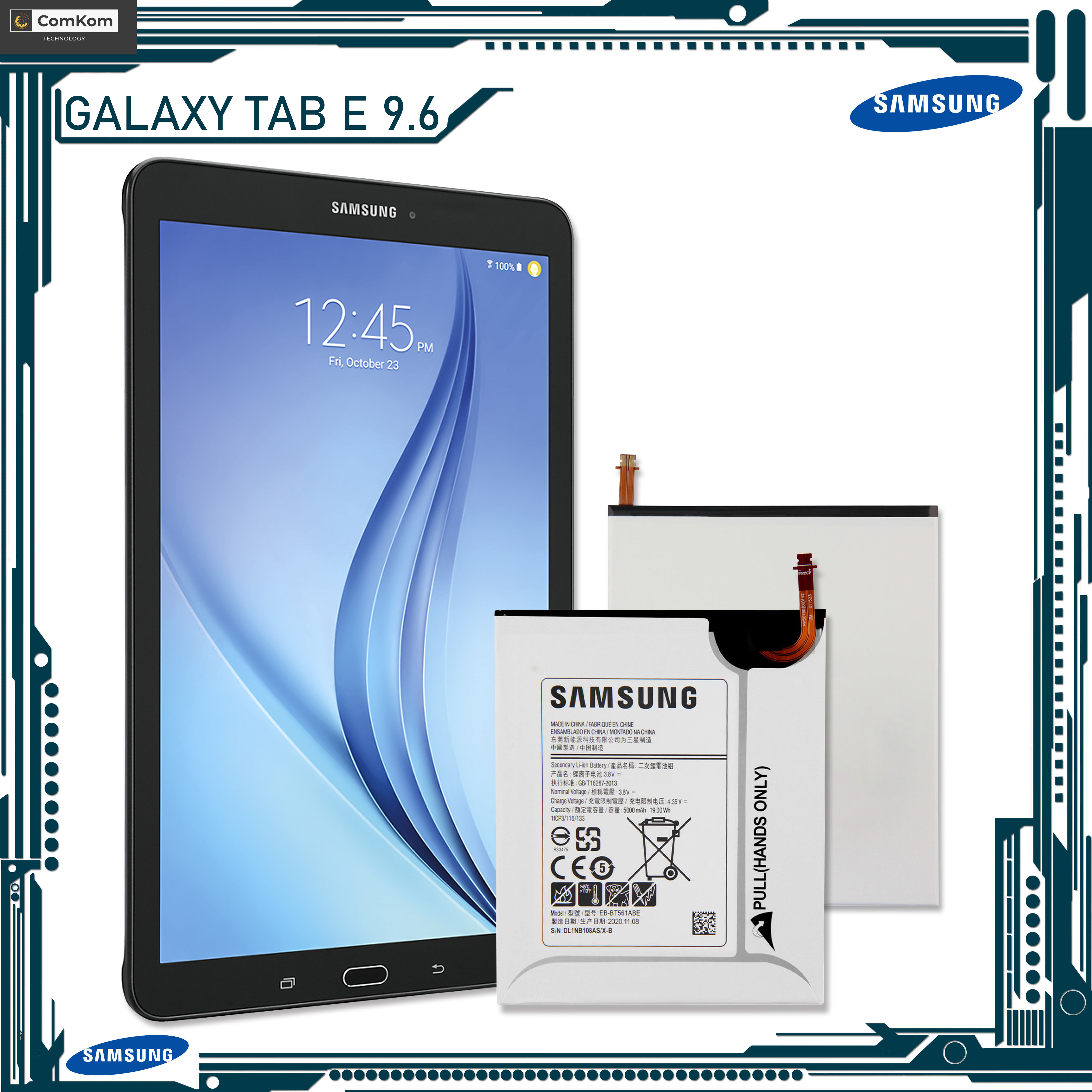 For Samsung Galaxy Tab E 9.6 Battery SMT560 T560 T561 Battery
