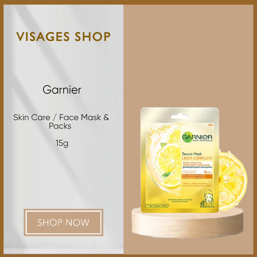 GARNIER Serum Face Mask Lemon (Brightening) Lazada PH