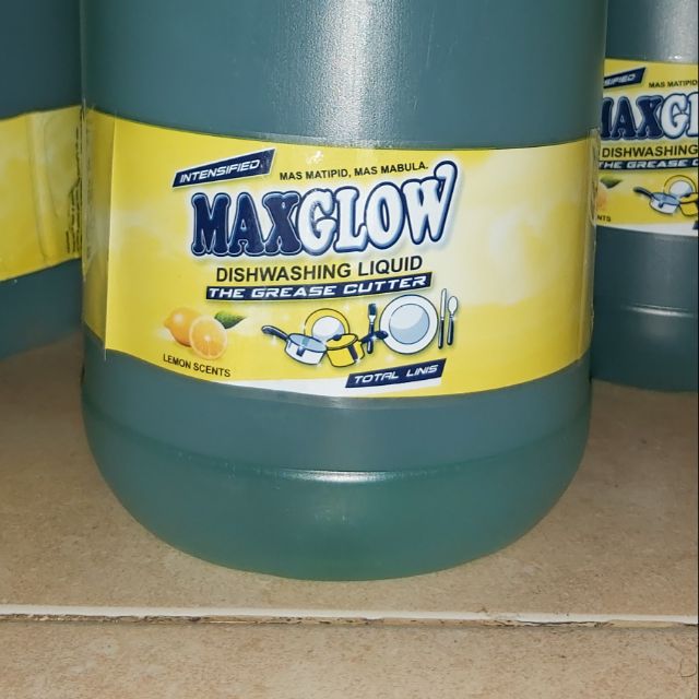Maxglow dishwashing liquid 1 gallon durable Lazada PH
