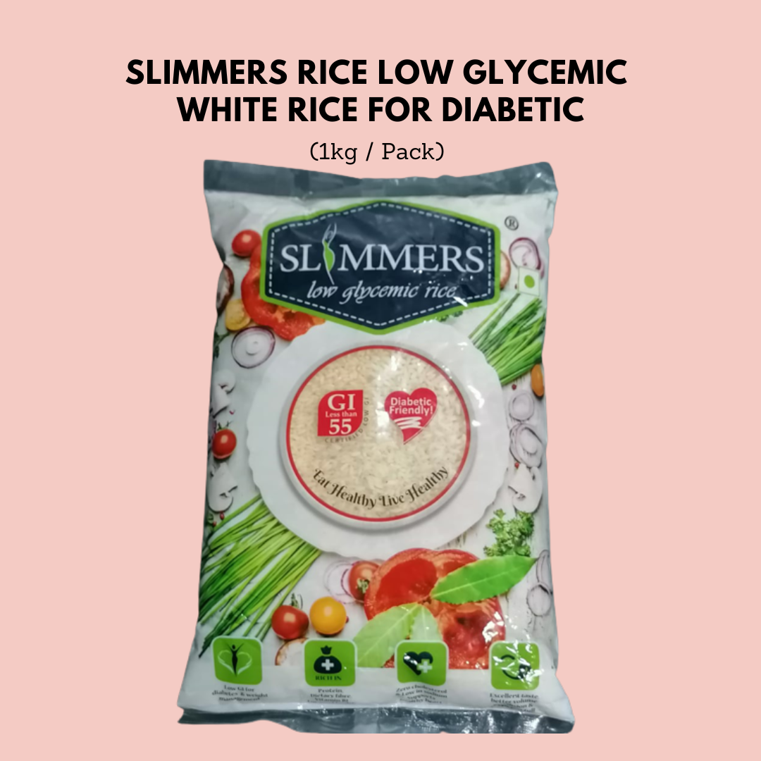 Slimmers Rice Low Glycemic White Rice for Diabetic 1kg / pack Lazada PH