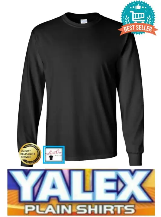 long sleeve plain black