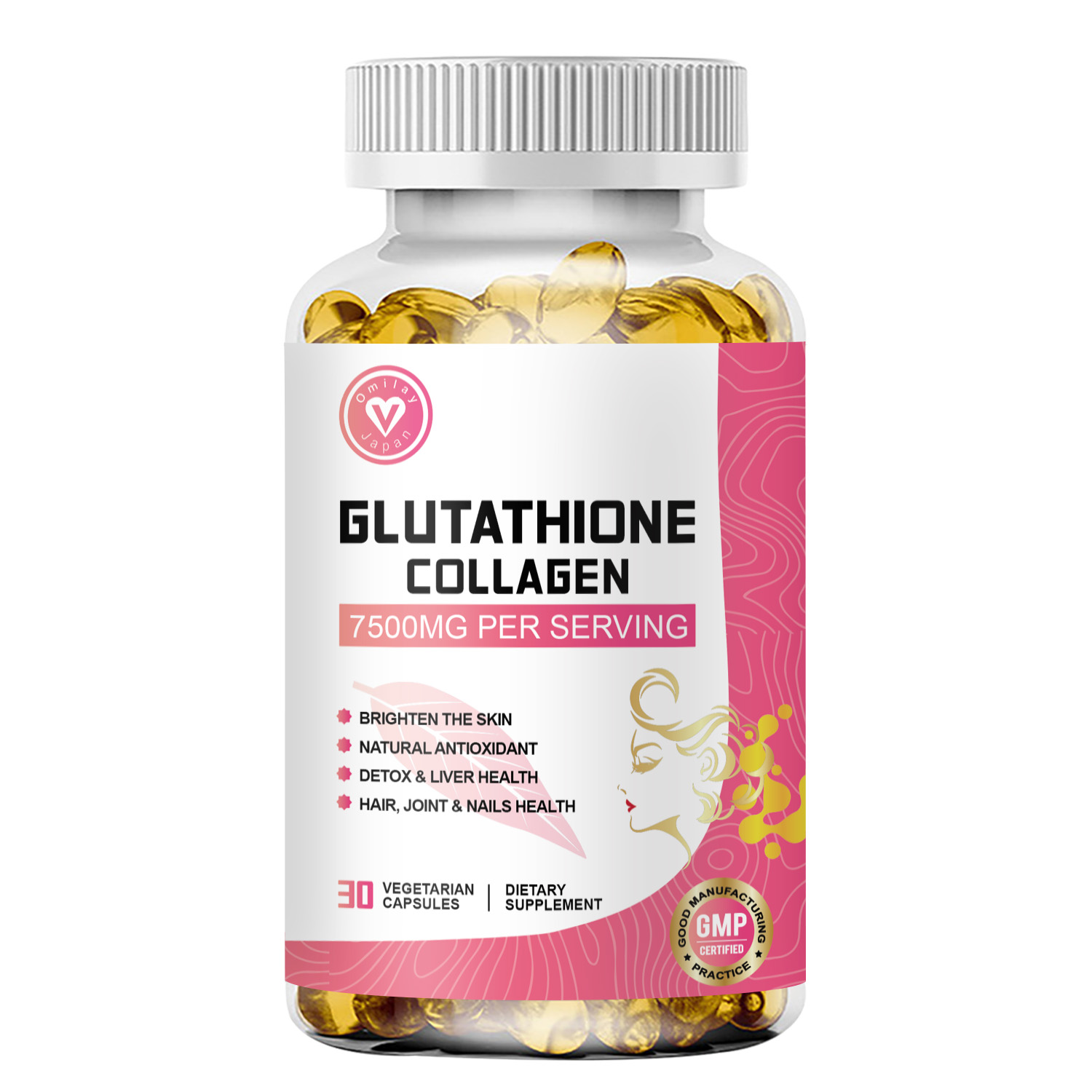 glutathione and collagen capsules Ultimate Skin Whitening Soap Checklist: 8 Must-Haves main image 0