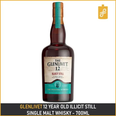 Glenlivet 12 Year Old Illicit Still Single Malt Whisky 700mL