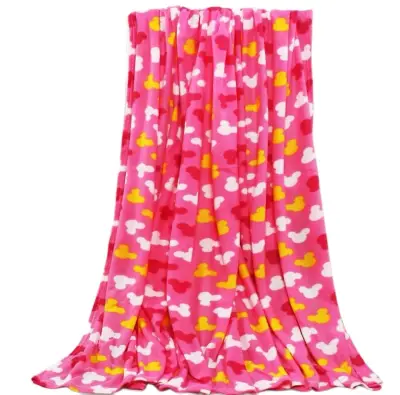 jjrtw New Queen size soft pranela blanket(1 pc.)Random design color