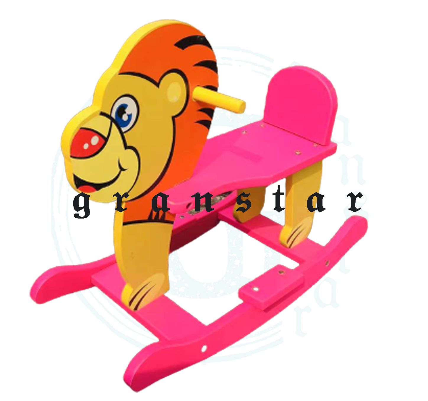 Children's Wooden Rocking Riding Lion Chair Lazada PH