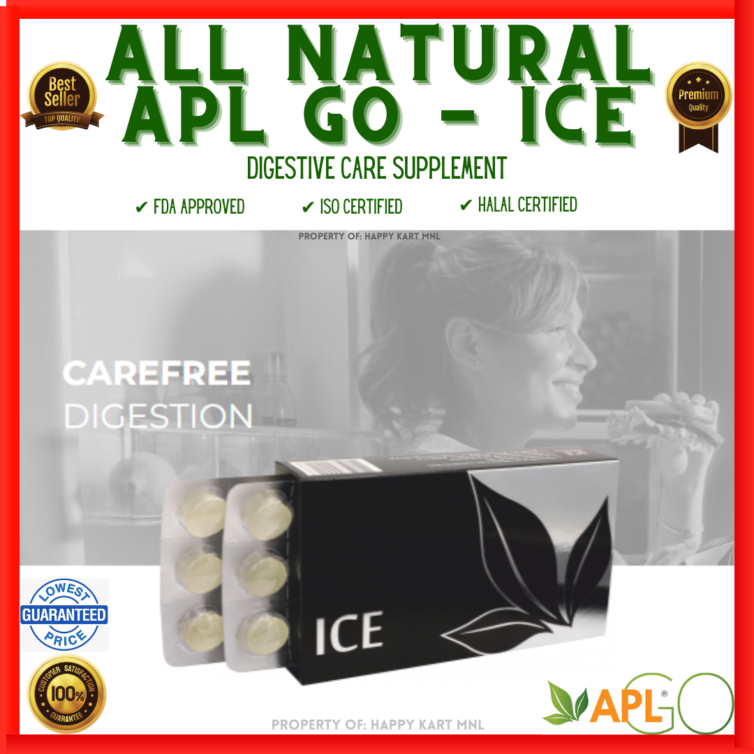 😍 AUTHENTIC APL GO ICE 100 All natural ISO Certified FDA Approved