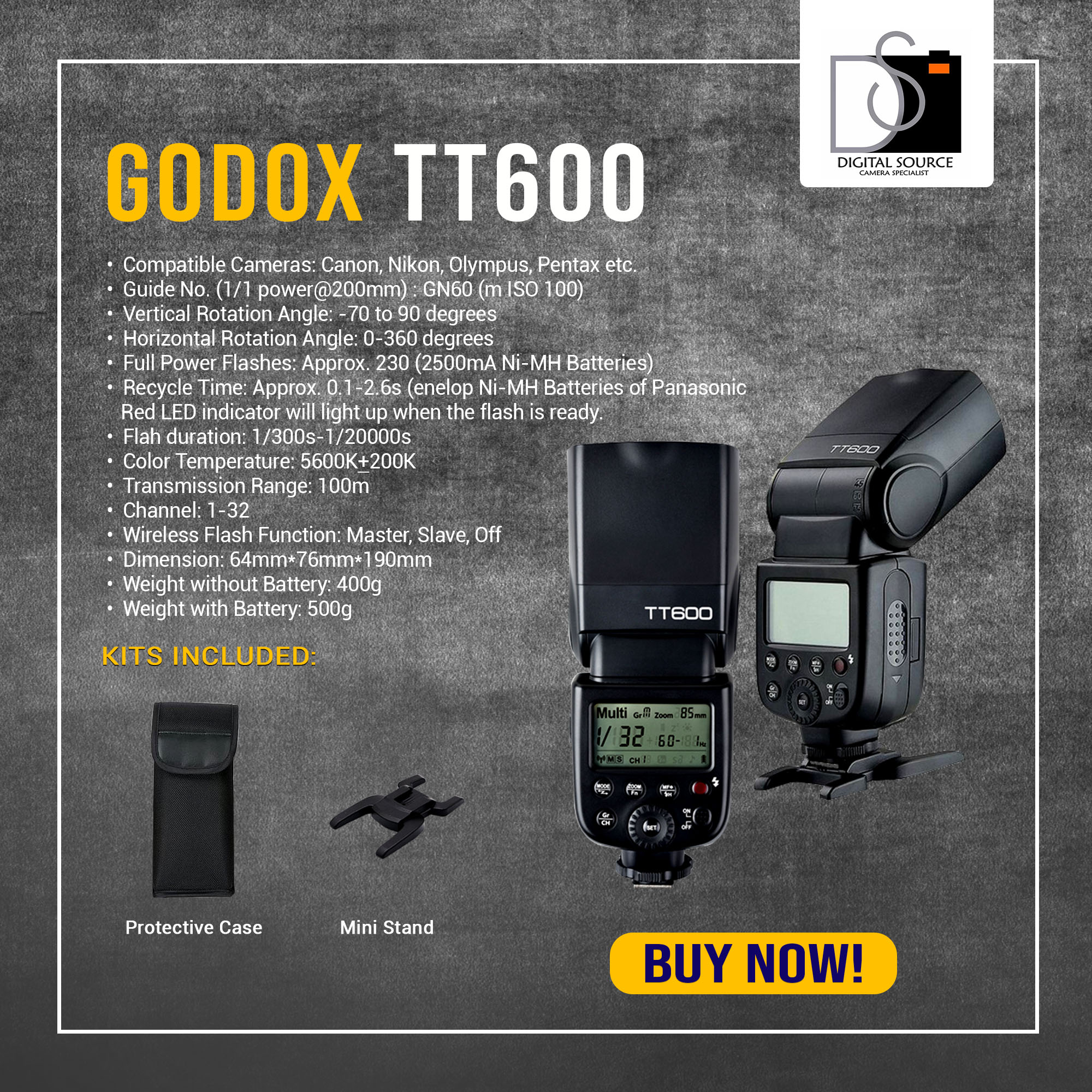 godox tt600 gn60 flash light master