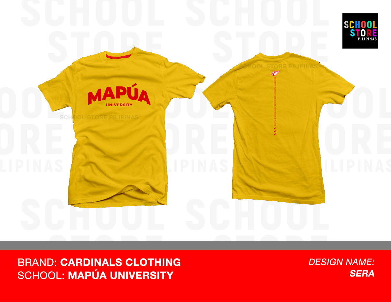 NCAA Mapua SERA Mapua University Shirt for Men Women Unisex
