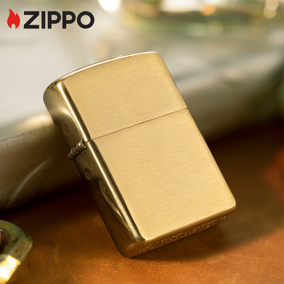 Zippo Armor® Brushed Brass Windproof Pocket Lighter ｜Zippo 168（ Lighter  Without Fuel Inside ) | Lazada PH