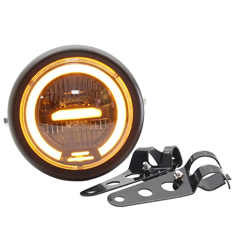 7 Inch Motorcycle LED Headlight For Harley Hi/Lo Beam Assemblies Lamp Projector 7 Inch Motorcycle LED Headlight For Harley Hi/Lo Beam Assemblies Lamp Projector