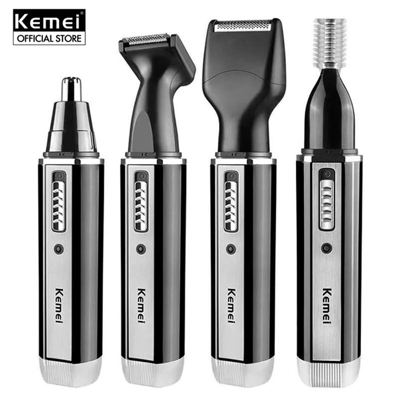 KM6630 Nose Hair Trimmer for Men 4 In 1 Nose Hair Beard Eyebrow Electric Trimmer Electric Nose