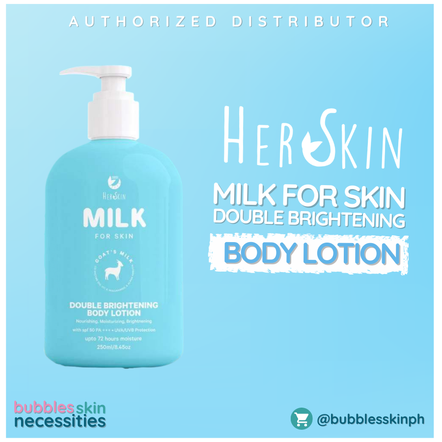 HER SKIN Lotion Milk for Skin Goat's Milk Double Brightening Lotion ...