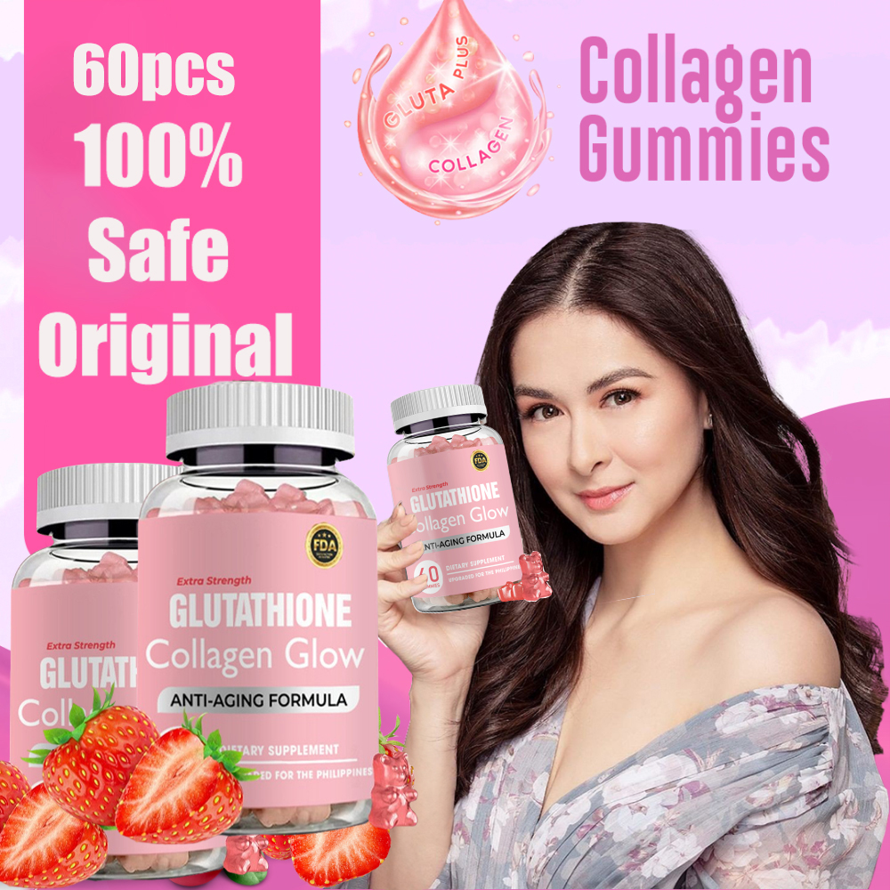 Original Glutathione with Collagen Gummy Whitening Gummies Anti-Aging ...