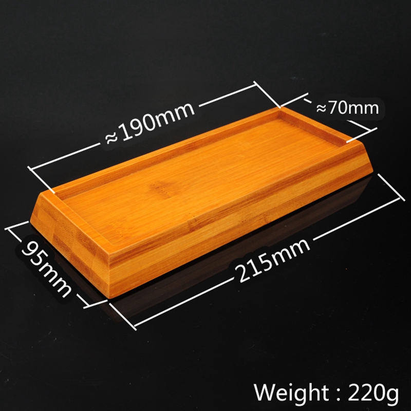 1Pcs Anti-Skid Knife Sharpener Bracket Sharpening Stone Base Stone Base Whetstone Bracket Bamboo Fixed Bracket