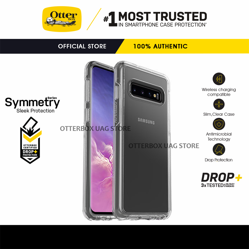 Ốp lưng otterbox symmetry clear / stardust cho samsung galaxy s10 plus / s10e / s10 / galaxy s20 ultra / s20 plus / galaxy note 10 plus / note 10 / galaxy note 20 ultra / note 20