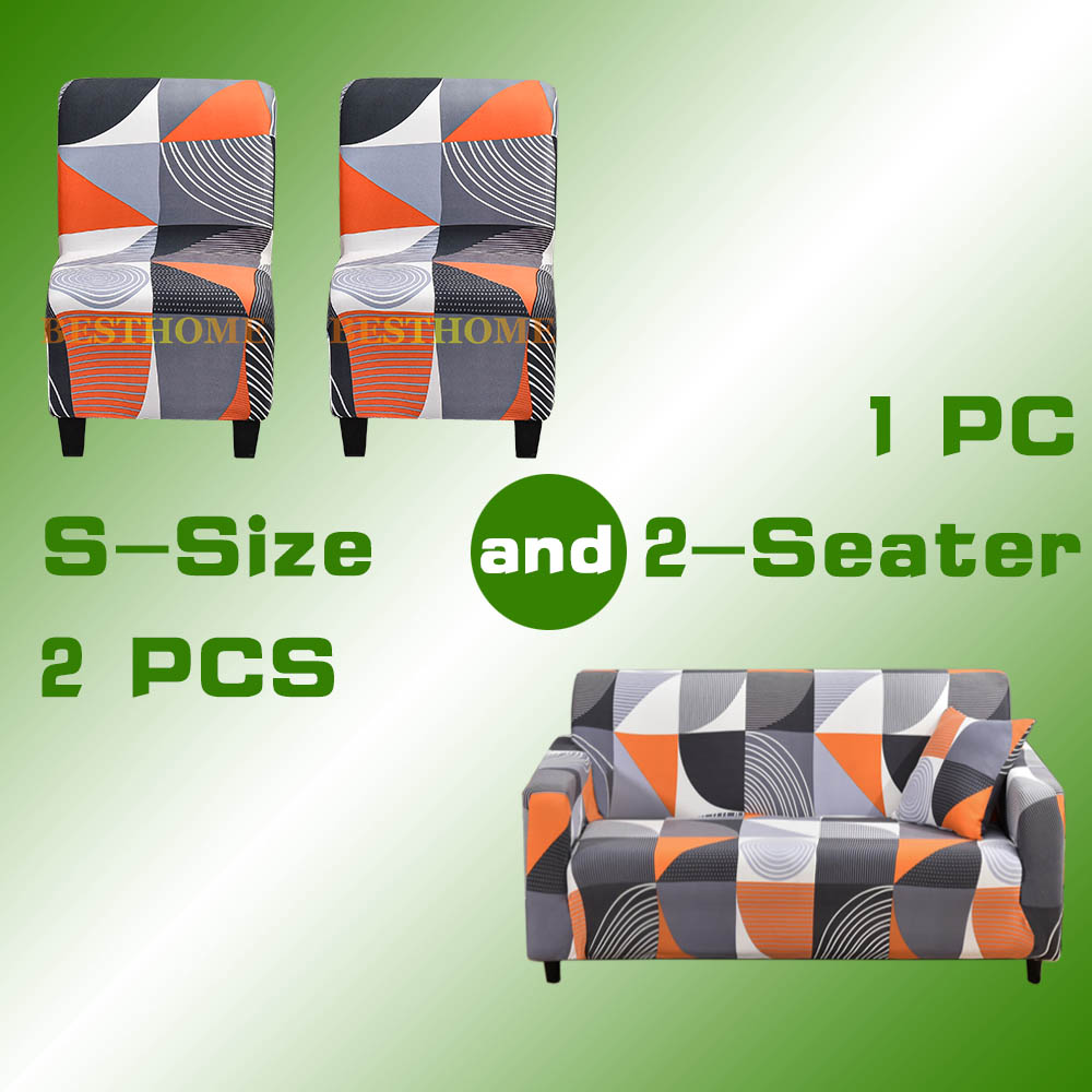 3 in 1 Set Sala Sofa Cover 3 Pcs Sala Sofa Set Cover 2 Small Armless