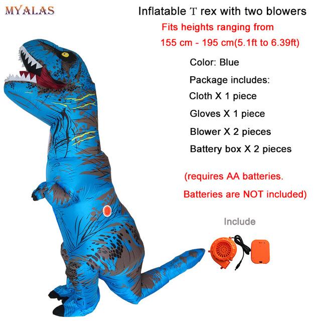 Pterodactyl Inflatable Halloween Costumes for Adult Velociraptor