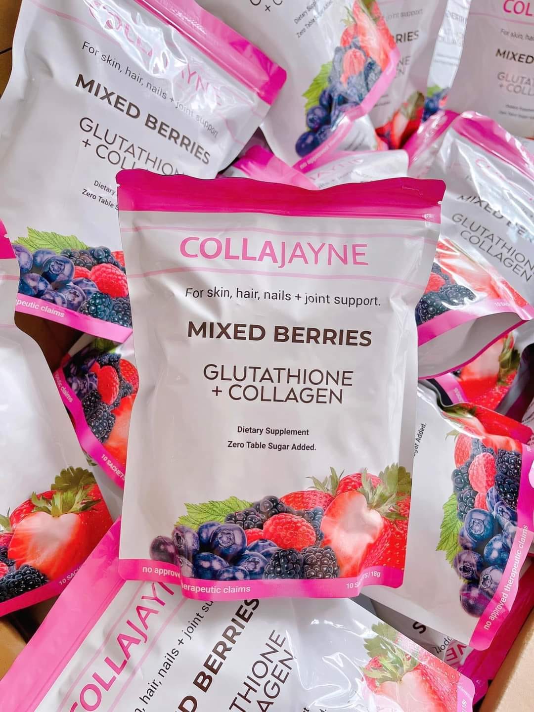 COLLAJAYNE MIXED BERRIES GLUTATHIONE + COLLAGEN Lazada PH