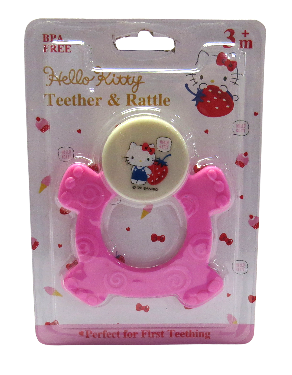 Hello Kitty Rattle & Teether Toy Pink/Red Lazada PH