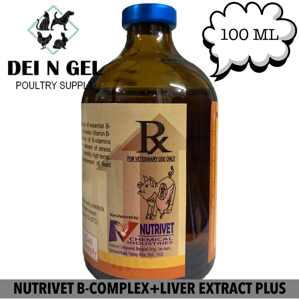 NUTRIVET VITAMIN LIVER EXTRACT PLUS FOR ANIMALS (100ML