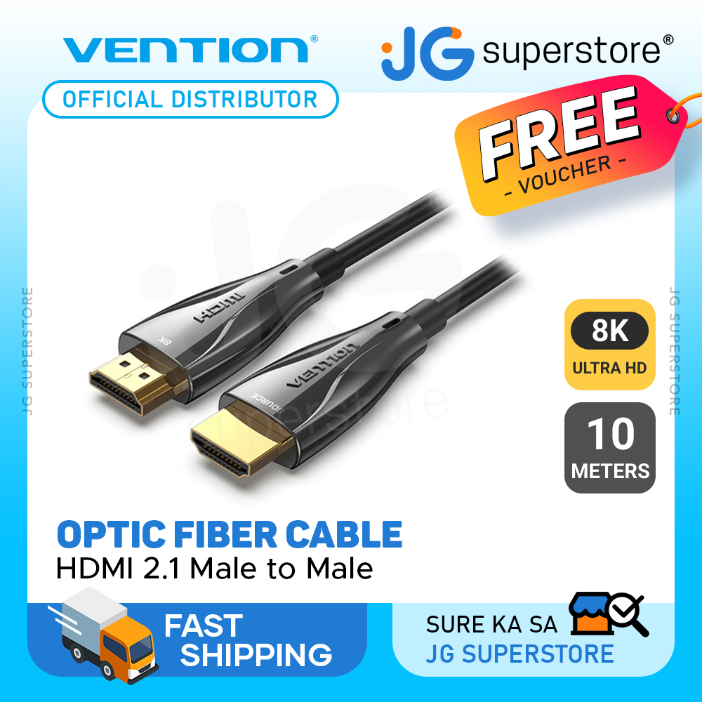 Vention 8K HDR HDMI 2.1 Optical Fiber Cable with 48Gbps HighSpeed